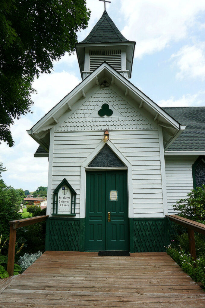 st mary's church of the frescoes in west jefferson, north carolina